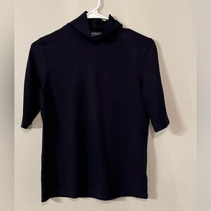 ❗️SALE❗️Lauren Ralph Lauren mock neck top Women’s S Navy Blue